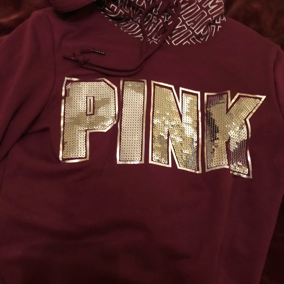 PINK bling sweatshirt! - Picture 4 of 6